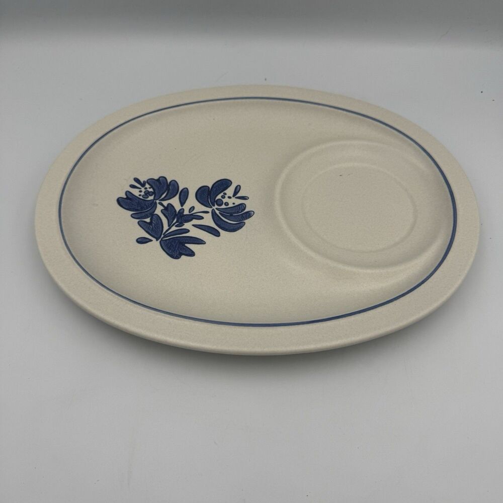 Vintage Pfaltzgraff Yorktowne Snack Tray Platter Only 11 5/8" No Mug USA Made